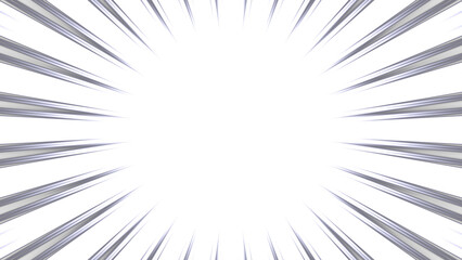 Obraz premium White and Silver Grey Radial Speed Lines Minimal Background