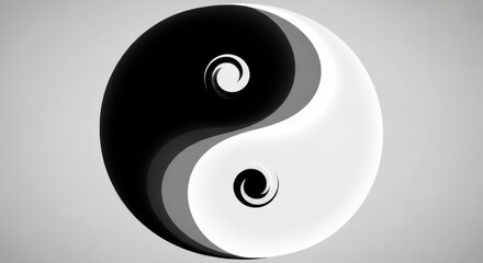 Yin yang symbol representing balance and harmony