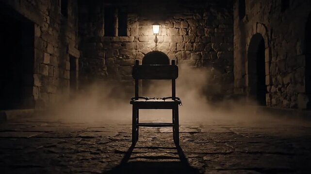 The electric chair a stark symbol of justice and punishment for crime