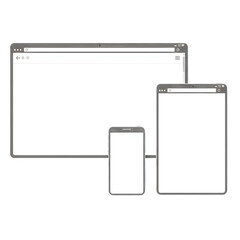 A diagram showing different sized rectangles connected by lines