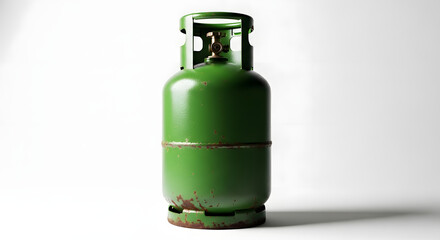 Obraz premium Gas cylinder photo Abstract fuel container illustration showing pressurized 