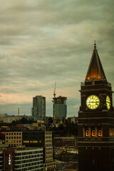 Obraz premium Clock tower in Seattle