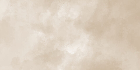 Obraz premium abstract light brown watercolor texture background on white paper with vintage parchment effect and mottled design