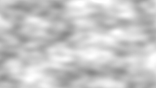 Abstract white and gray smoke or cloud-like texture background loop.