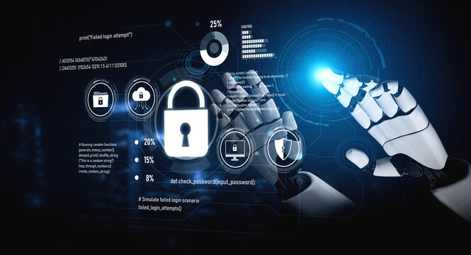 AI artificial intelligence strengthens cybersecurity with intelligent threat detection, virtual assistant alerts, and proactive protection agAI artificial intelligencenst digital breaches. Vouch