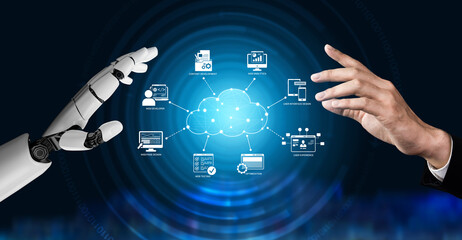 AI enhances cloud computing with scalable infrastructure, secure data, and smart services to...