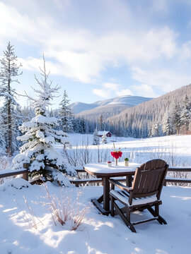Winter at the Land Home