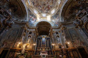 Obraz premium Chiesa della Visitazione interior - Turin, Italy