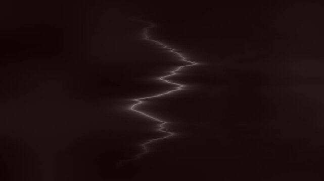 Abstract dark background with a bright zigzag lightning strike.