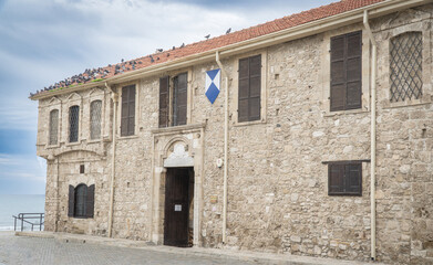 Fototapeta premium Larnaca Castle – Historic Medieval Fortress and Landmark at Larnaca Seafront, Cyprus