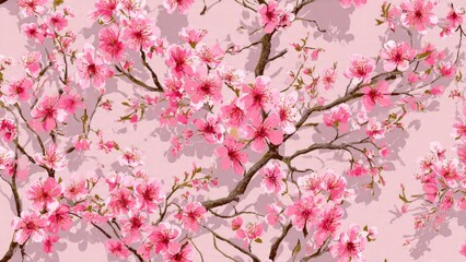Obraz premium Cherry blossom background