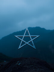 Silver pentagram