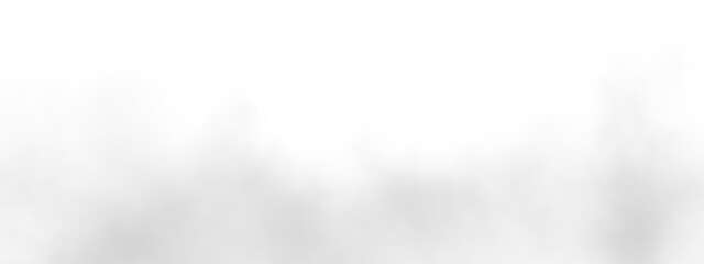 Realistic white cloud and smoke isolated on transparent background. Soft fog and drifting smoke overlay. Design element for compositing, motion graphics, PNG