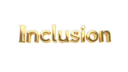 Golden Inclusion Text
