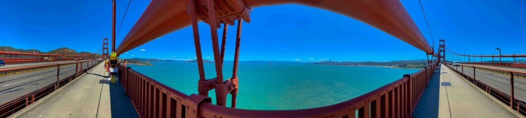 Panoramic View from the Golden Gate Bridge © Mike