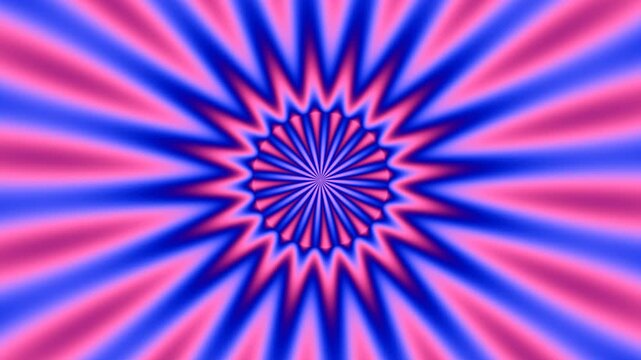 High‑frequency spiky radial pattern, abstract background animation