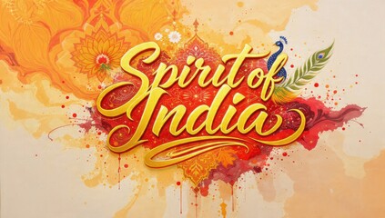 Spirit of India art poster