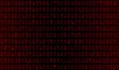 Fractured Binary Matrix - Irregular Code Intrusion on Dark Field © ryzhi