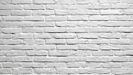 Obraz premium White brick wall texture background