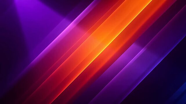 Abstract colorful light beams