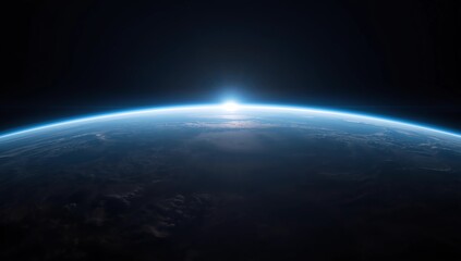 Fototapeta premium Near Space photography - 20km above ground real photo 