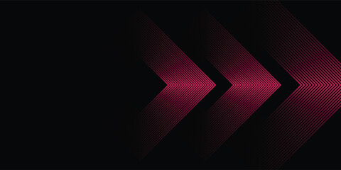 Obraz premium 3D glowing red techno abstract background overlap layer on dark space vector illustration eps10
