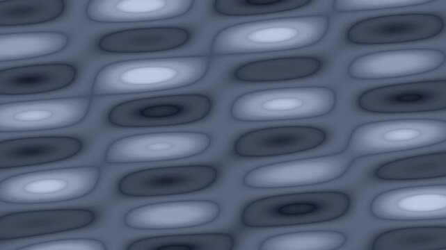 Abstract blue pattern with oval shapes and wavy lines background design.