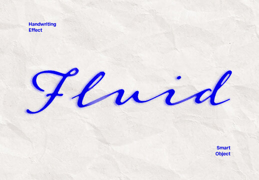 Script Fluid Ink Handwriting Text Effect