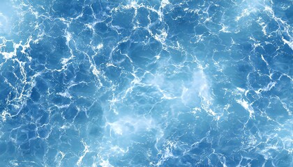 Obraz premium Refreshing Blue Ocean Water Texture Background for Summer Design