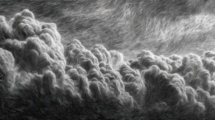 Dynamic Water Surface with Foamy White Waves in High Contrast Motion Against Dark Background Captured Horizontally Featuring Textural Details and Natural Turbulence
