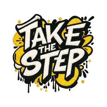 take the step batch embroidery design
