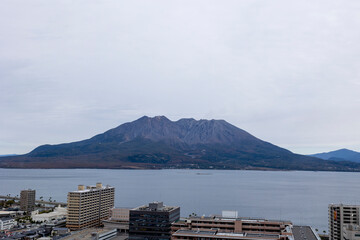 桜島（鹿児島市鴨池新町側から撮影）