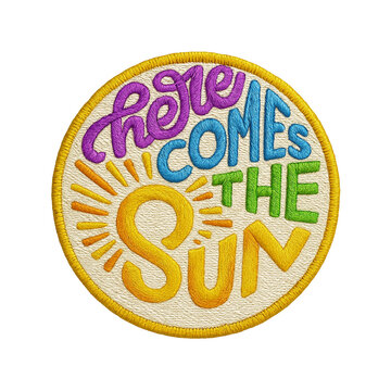 here come the sun batch embroidery design