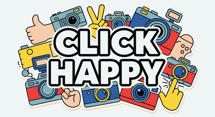 Colorful Cameras and Happy Graphics Display.