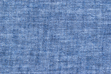 Linen texture, blue cotton canvas fabric texture as background