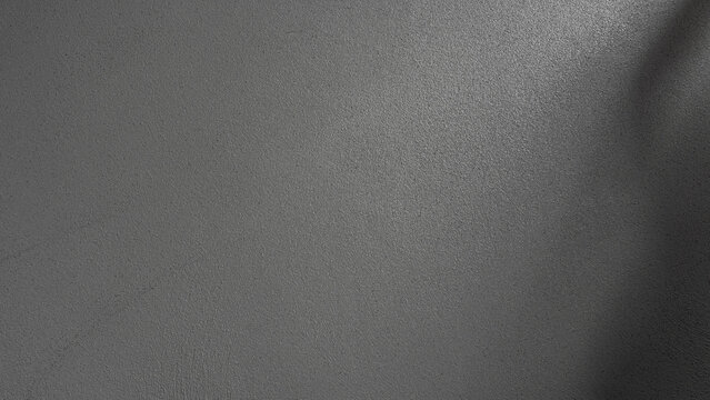 Cement Wet Plaster wall Texture Background, Concrete pattern shadow gray texture construction house site well free space design raw loft style for text banner backdrop