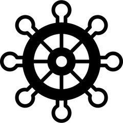 rudder glyph icon © RSetiawan_Creative