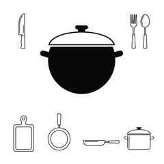Kitchen Utensils Icons