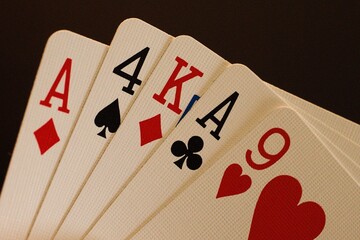 playing cards and poker