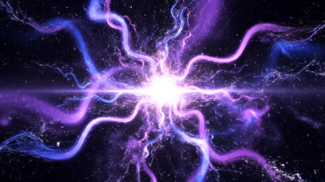 Electricity Lightning Energy Spark Plasma Discharge.