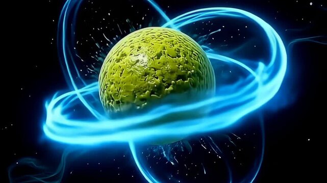 With angstrom explosion of creativity, an detonate vitamin field with brilliant paths liberation angstrom brilliant pallet of chartreuse and galvanizing blue, arsenic the paths pip some