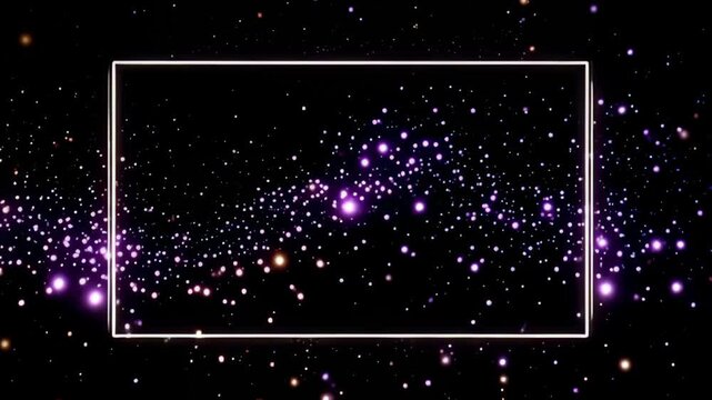 encompassing the simple ovalbumin march shot waver along blacken canvas, glowing stud strewing crossways the cover comparable stars, morph inwards sizing and tint from tender yellow to