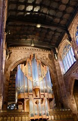 Manchester Cathedral in Manchester, UK