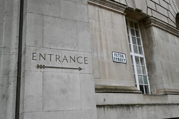 Manchester Central Library in Manchester, UK
