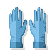 Pair of Medical Gloves for Healthcare and Hygiene Use
