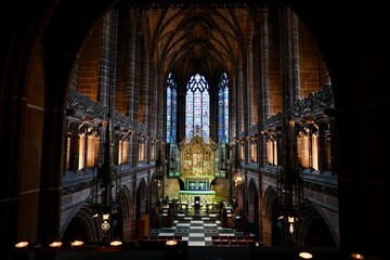 Liverpool Cathedral in Liverpool, UK