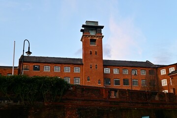 Brick building in Manchester, UK