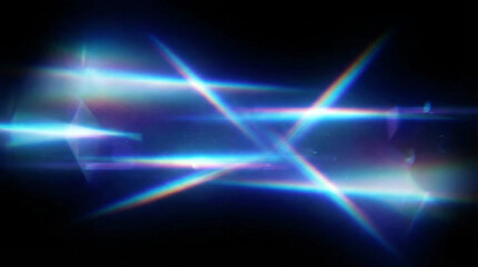 Dreamy Prism Light and Rainbow Flares - Overlay for Video Editing, Abstract Light Leak Background Material