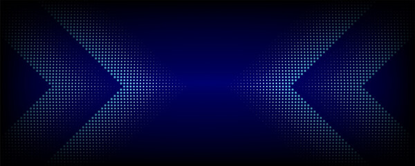 3D blue techno abstract background overlap layer on dark space with glowing dots shape decoration. Modern graphic design element dotted line style concept for banners, flyer, card, or brochure cover