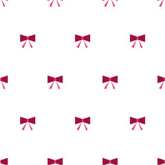 seamless pattern with simple ribbons